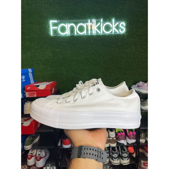 Converse Chuck Taylor Platform OX Mens Size 8.5 Shoes White Casual 171210C - Picture 4 of 8